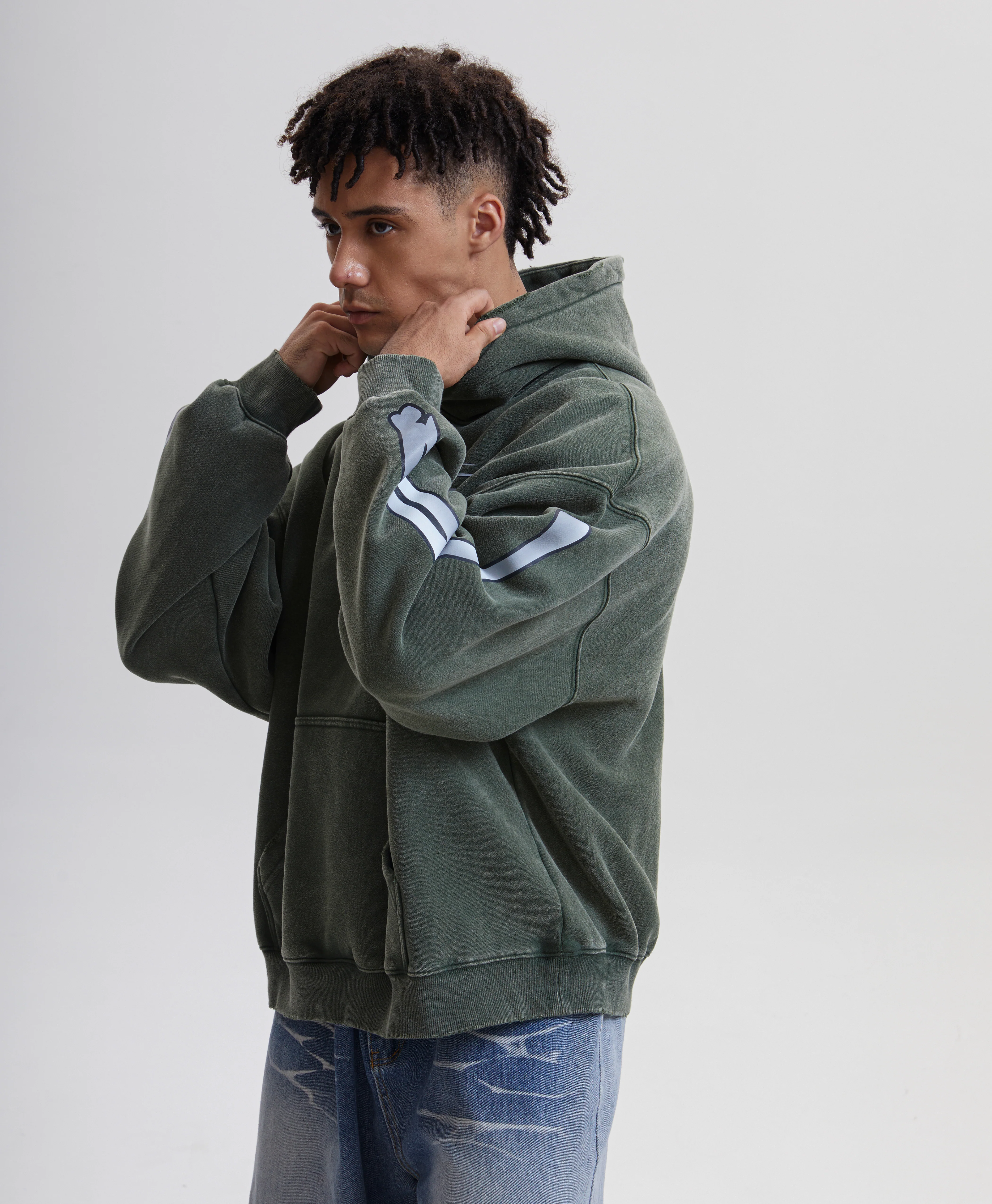 ATHENTIQ BONES BOXY HOODIE - Image 3