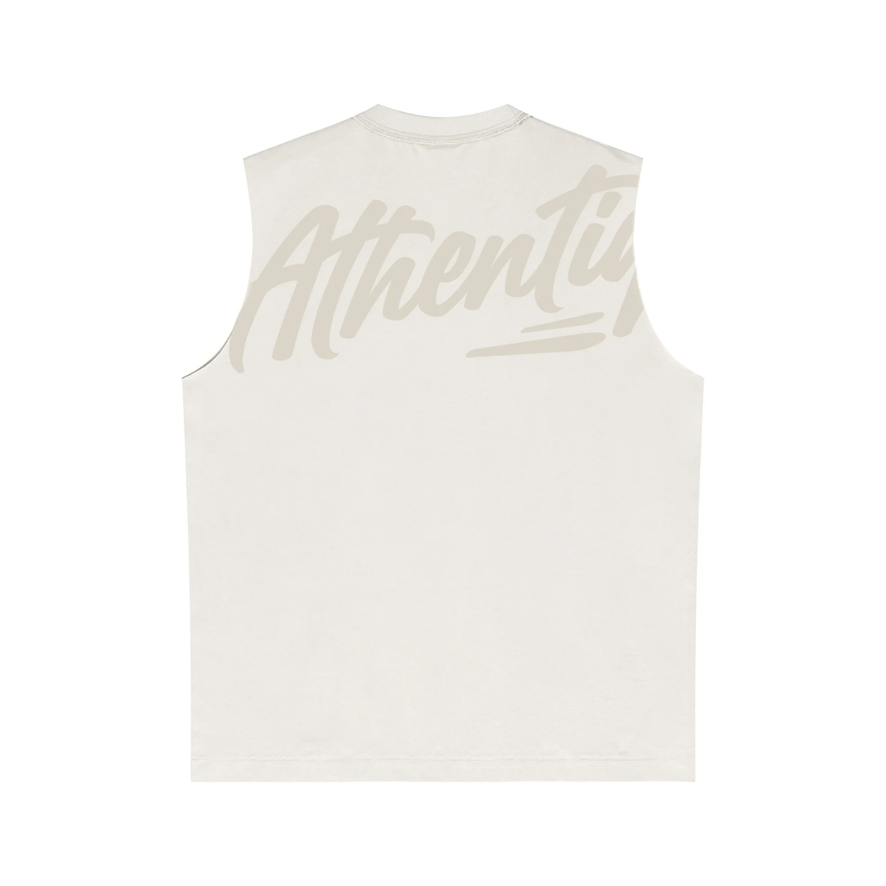 ATHENTIQ LOGO MUSCLE TEE - Image 4