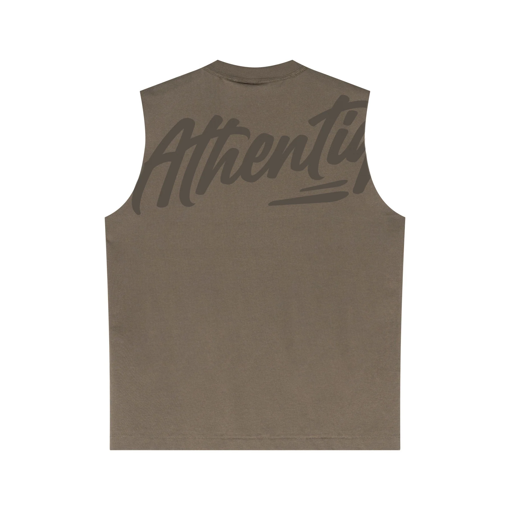 ATHENTIQ LOGO MUSCLE TEE - Image 5